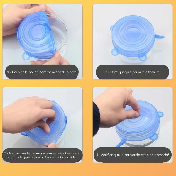 Couvercles en silicone FlexySeal™